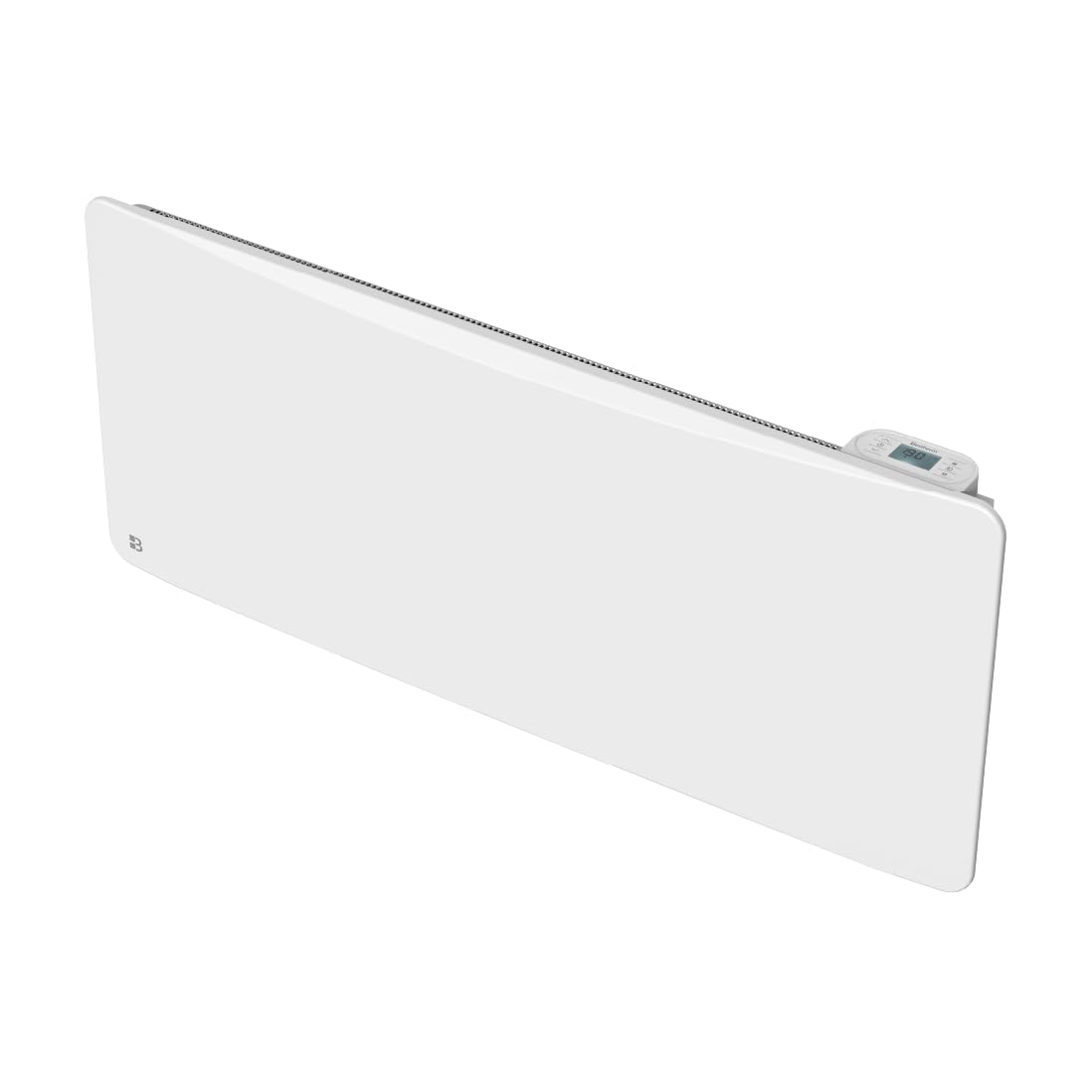BESTHERM Bestherm Almea elektrischer Heizkörper, fester Wärmeträger, Gusseisen + Folie + Plug & Play, 2000 W, horizontal, weiß
