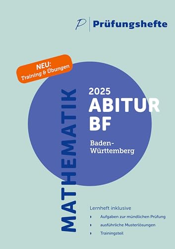 Prüfungsheft - 2025 Mathematik Abitur Basisfach mündlich – Baden-Württemberg – Aufgaben und Lösungen