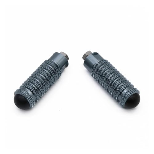 Pedale Für Aprilia RSV4 Für Tuono V4 1100 2017-2021 2022 2023 2024 2025 8MM Motorrad Fußrastenanlage Fußrasten Rändelung(GRAU)