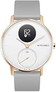 Withings Steel HR - Hybrid Smartwatch - Aktivitätstracker mit Connected GPS, Herzfrequenzmessungen, Schlafüberwachung, Smartphone-Benachrichtigungen, wasserdicht und einer Akkulaufzeit von 25 Tagen