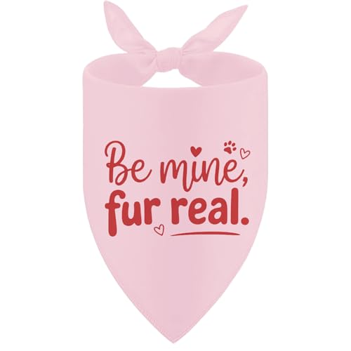 Valentine's Day Dog Bandana, Cute Be Mine Pet Love...