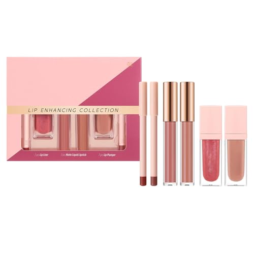 Juego de Tintas de Labios | Set de Delineador Nutritivo para Labios con Tinte | Kit de Belleza Hidratante para Adolescentes de Uso Diario Fiestas y Eventos