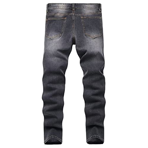 Boys Stylish Skinny Fit Stretchy Ripped Distressed Jeans Pants2