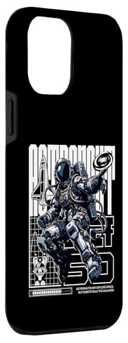 Coque iPhone 12 Pro Max robots astronautes évitez les rayures avec ce design science-fiction - 3