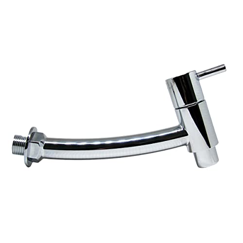 Torneira Lavatório Banheiro Parede Alavanca Design ABS 1/4 Volta