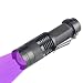 WindFire Mini Zoomable 3 Modes UV-Ultraviolet Led Blacklight Flashlight AA/14500 Rechargeable Battery Zoom UV Ultraviolet Blacklight Flashlight Torch with Features Money Detector, Leak detector and Cat-Dog-Pet Urine Detector (Battery not included)