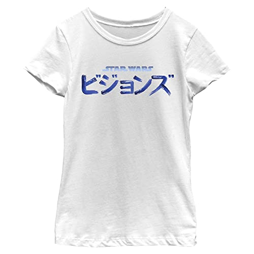 T-shirt Star Wars Visions de type tee-shirt graphique blanc à manches courtes