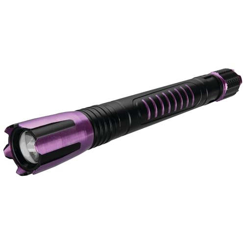 Performance Tool W2622 Firepoint-Max Rechargeable UV LED Flashlight, Anodized Aluminum Housing, Included USB-C Cable, ID Verification, Leak Detection, Water-Resistant, Purple