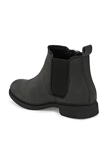 Image of HiREL'S Men's Chelsea Zipper Boots | Soft Cushioned Insole, Slip-Resistance, Dynamic Feet Support, Arch Support & Shock Absorption