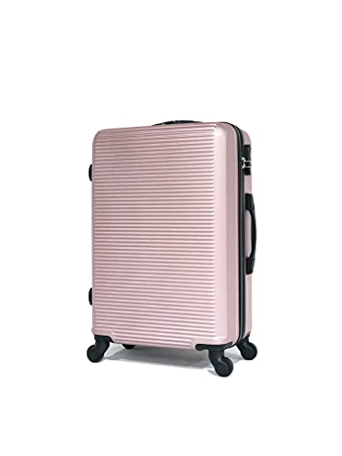 CELIMS - Koffer für Kabinen/mittel/groß, mit oder ohne Vanity, französische Marke, Roségold, 5859, Moyen & Vanity