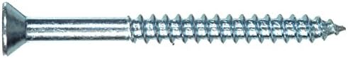 8 x 1-1/2 in. Flat Head Phillips Wood Screws - 18-8 Stainless - 100qty