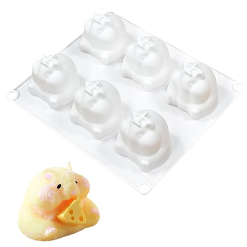 スクイーズハムスター型,ハムスター型 | ハムスター型シリコンハムスターチョコレート型 - かわいいハムスター型ベーキングツールムースケーキデコレーション型キッチンベーキング用品用