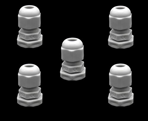 Image of Electronic spices PACK OF 5 cable glands high quality pg type IP68 waterproof cable gland