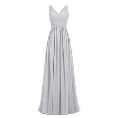 bridesmaid dresses silver