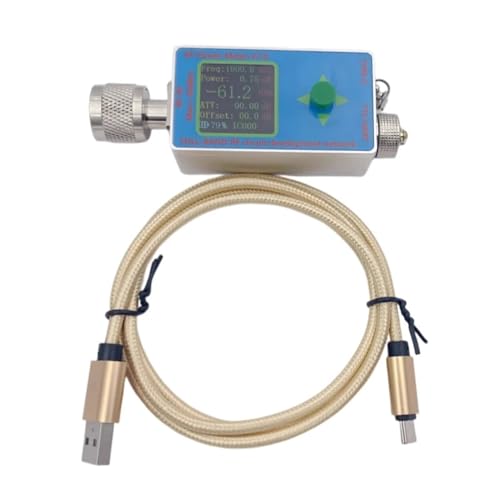 10GHz LCD RFパワーメータ V7 N型 Type-C USB 高性能フルバンドRF回路開発 ネットワークシリアル通信(With TTL cable)