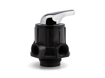 Manual Backwash Water Filter Valve - Rinse/Backwash/Filter Settings | MFV1 - For use with standard FRP Tanks 2.5" Opening Thread