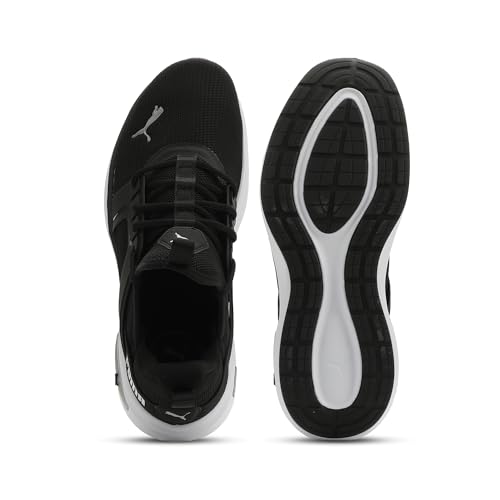 PUMA Men's Softride Enzo 6 Shoes, Black- White- Silver AH26, 14 by PUMA - Used condition - Image 4