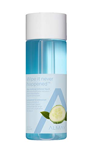 Almay Longwear and Waterproof Eye Makeup Remover Liquid, 4 Fl Ounces (Pack of 4)