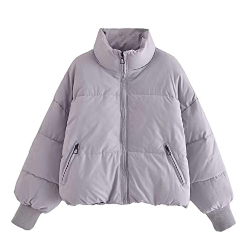Manteau coton femme ample chaud court vêtement hiver chic