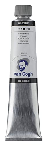 Van Gogh Tar Lenth oil paint 200ml Titanium White 411 193 (japan import), El paquete puede variar