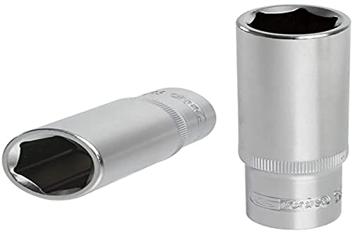 KS Tools 922.1260 Long Ultimate 6-Point Socket 1/2, 30 mm, Chrome Satiné