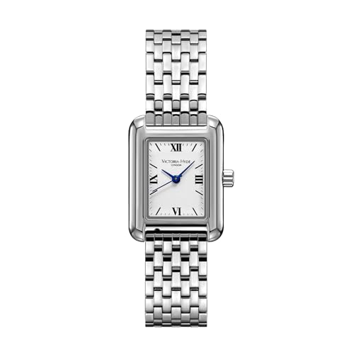 VICTORIA HYDE Womens Watch, Silver Watch for Women, Rectangular Ladies Watches, Silver