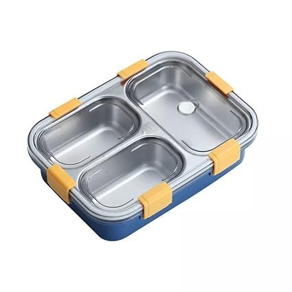 See full amazon price history chart for WRIZTI 3 Compartment Stainless Steel Lunch Box, Leakage Proof Lunch Box for School Kids and Adults Pack of 1 Blue,750ML WRIZTI 3 Compartment Stainless Steel Lunch Box, Leakage Proof Lunch Box for School Kids and Adults Pack of 1 Blue,750ML (B0DH9FTXY7) Amazon Price History, Amazon Price Tracker