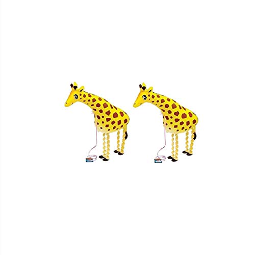 Dzrige Walking Animal Balloons Giraffe Balloon Animal Air Walker Helium Foil Balloon For Children Kids Fun Party (2Pcs) #TOP2