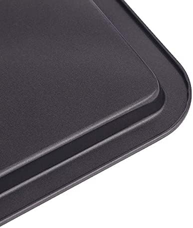 Orclan Non Stick Baking Trays for Oven Pack of 3 Baking Tray Set is Made with Premium Quality Carbon Steel, Multi Use Oven Tray