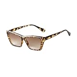 XXGJOALD New 2025 Sonnenbrille Vintage Cat Eye Sunglasses Women Men Retro Green Female Shades(C3)