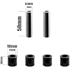 DNM Damping 2 System Mountain Bike Rear Shock Rebound/Preload Anodized Aluminum Alloy 6061 Coil Spring 750 lbs - 165mm