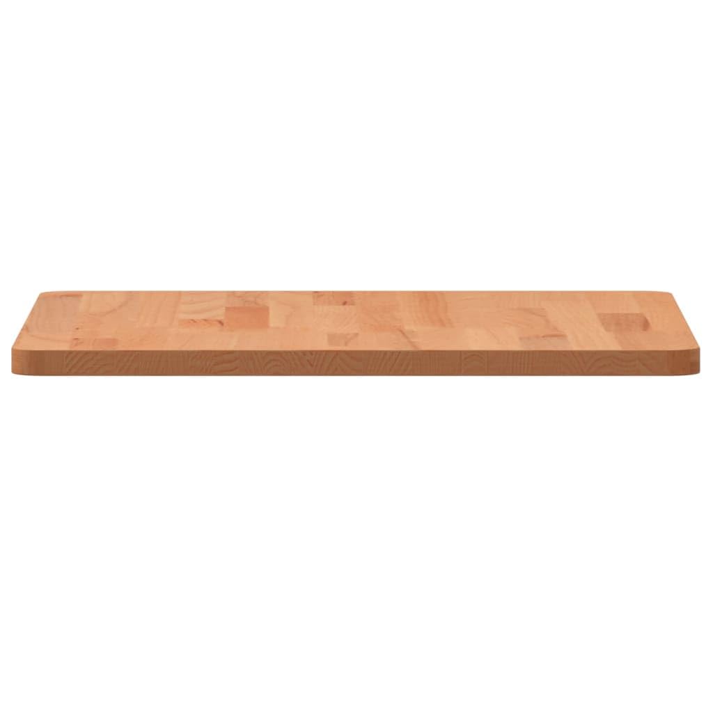 Tablero de mesa de 40 x 40 x 1,5 cm, cuadrado, madera maciza de haya lacada, robusta placa de repuesto de madera de haya para mesa de centro, mesa auxiliar y proyectos de mobiliario DIY