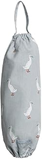 Sophie Allport Carrier Bag Holder - Runner Duck design 100% Cotton Reusable Bags Storage