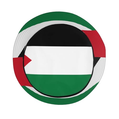 Flag of The State of Palestine Unisex Adult Sunshade Bucket hat, Summer Beach Sun hatï¼ŒLight and Breathable Foldable Black4