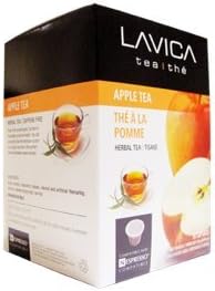 200 Apple Blend Nespresso Compatible All - Natural Tea Single Serve Capsules - Caffeine Free - Compatible with Nespresso Originalline Machines