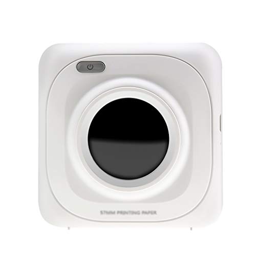 Impresora de Bolsillo BT Impresora térmica inalámbrica Impresora móvil portátil 200 PPP para Foto Foto Recibo Memo Nota Etiqueta Adhesiva (Color : A)