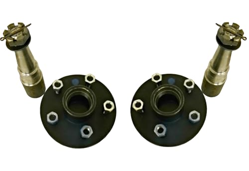 Everything for trailers, RVs and trucks and more - Build your own 3500# Trailer For Axle Kit 5x4.75 Hubs Round SP-20084 Spindles (FS1XN-2536)