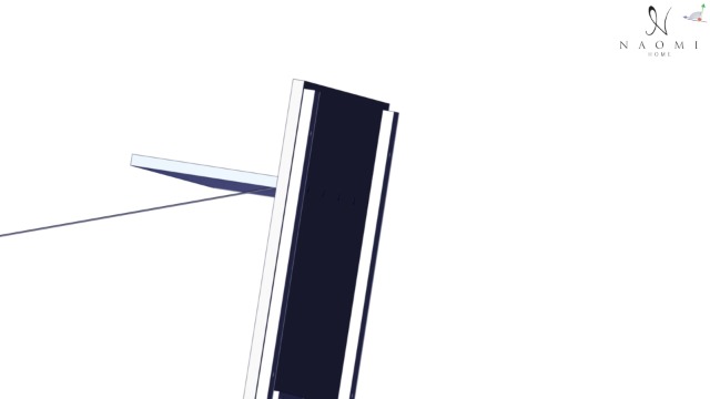 Naomi Home Bliss Floating TV Stand with LED Lights, White - Modern Wall-Mounted Design, Fits 70" TVs, Storage Drawers