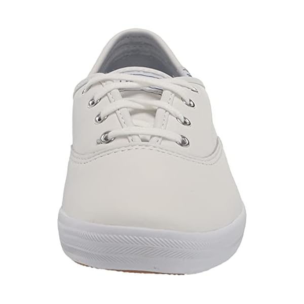 Keds Keds Champion Leather Lace Up, Sneaker Womens, White Leather, 8.5 Medium
