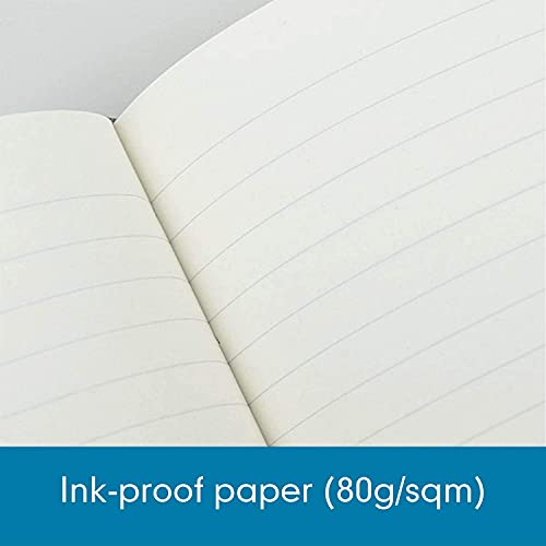 Image of LEUCHTTURM1917 - Notebook Hardcover Medium A5-251 Numbered Pages for Writing and Journaling (Nordic Blue, Dotted)
