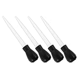 ZUNOXAZ 4 Stück Ölapplikator für Grill und Küche Lebensmittelechte Spritzen aus Robustem...