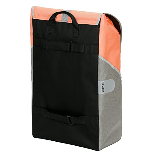 ANDERSEN Einkaufstrolley - Royal Shopper Vigo apricot 46 L einkaufen,hochwertig, Aluminium, klappbar, luftbereiftes Kugellagerrad – Bild 3