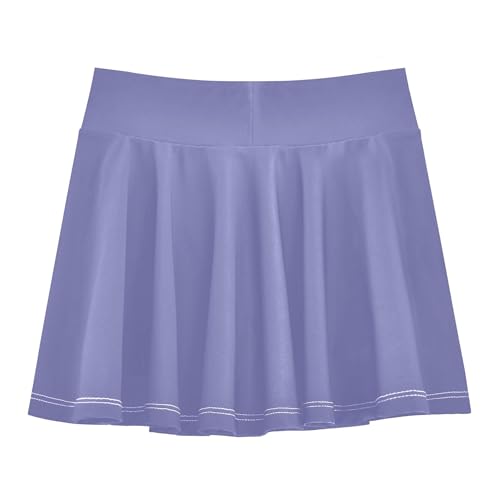 Girls Tennis Skirts with Built-in Shorts Flowy Girl Golf Skirt Youth Pleated Skirt with Pockets2