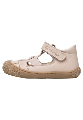 Sandales semi Naturino en cuir souple pour accompagner les premiers pas des enfants