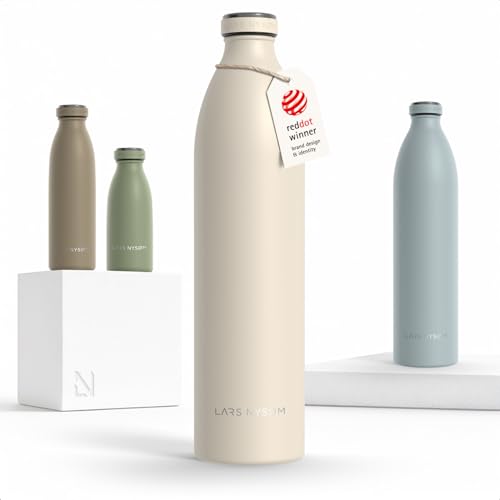 LARS NYSØM Stainless Steel Insulated Water Bottle 51oz Metal Water Bottles