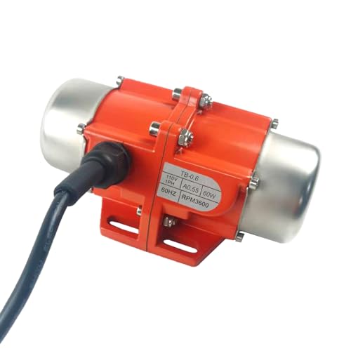 Small Concrete Vibrator Industrial Vibration Motor Single Phase 100W AC 110V 3600Rpm Aluminum Alloy Vibrating Vibrators for Sand Shaker Table