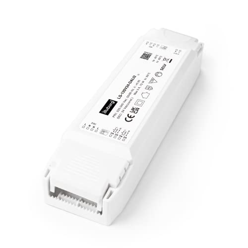 illuburg Trasformatore LED 24V 12W - 120W Dimmerabile DALI PUSH 0-10V per Strisce LED Alimentatore Driver Power Supply