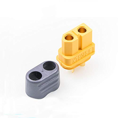 C Yumu 10 Pair XT60H (XT60 Upgrade) Male Female Bullet Connectors Power Plugs with Sheath for Lipo Battery RC Planes Cars