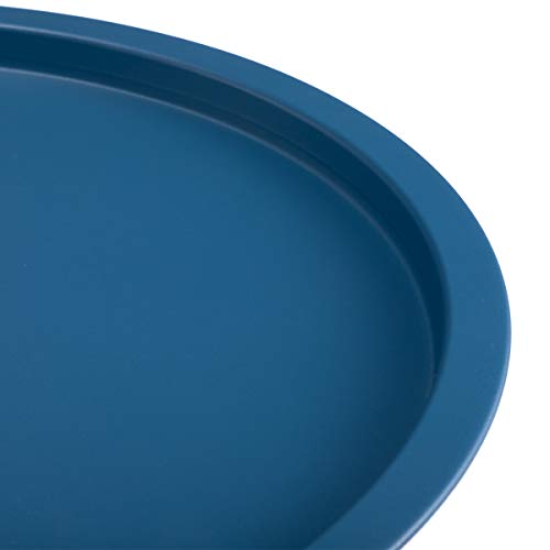 image for HollyHOME Folding Tray Metal Side Table, Sofa Table Small Round End Ta