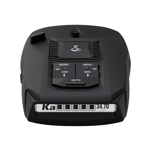 Cobra RAD 490i Laser Radar Detector – New Model with Long Range Detection, Bluetooth, Apple CarPlay and Android Auto Compatible, LaserEye Front and Rear Detection, DSP, Firmware Updatable